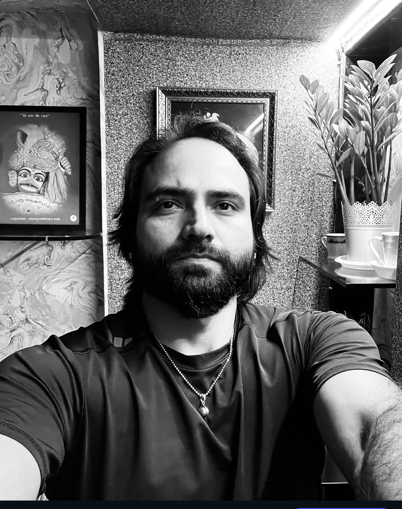 Portrait of film producer Anand K Shukla
